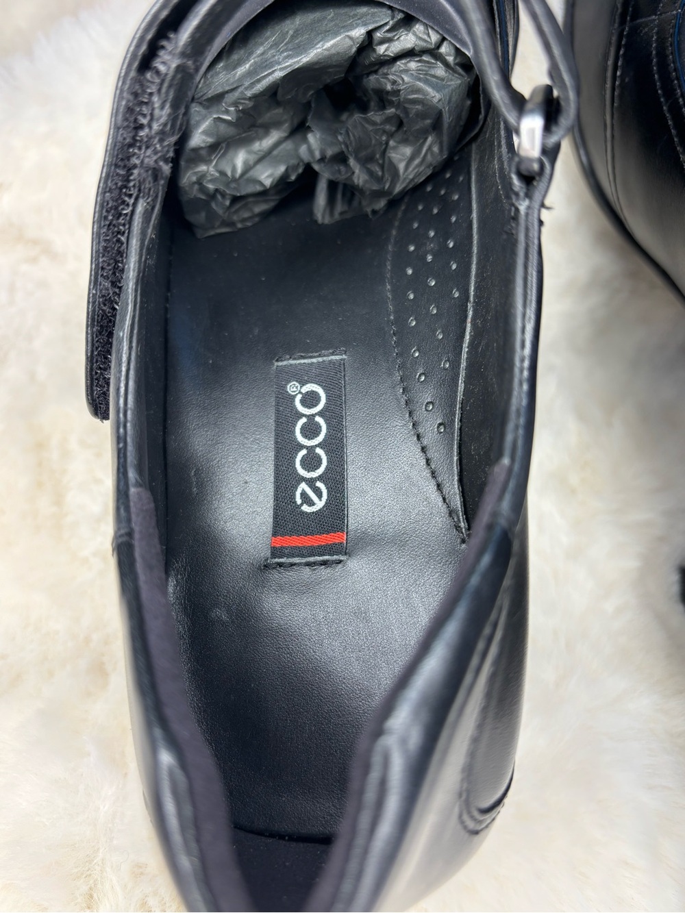 NWB ECCO London Mary Jane Women Black Leather Heels - Picture 8 of 11